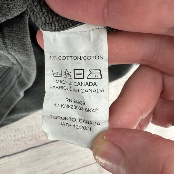 Todd Snyder Vintage Wash Dyed Cardigan Sweatshirt Mens Small Gray - Picture 6 of 9